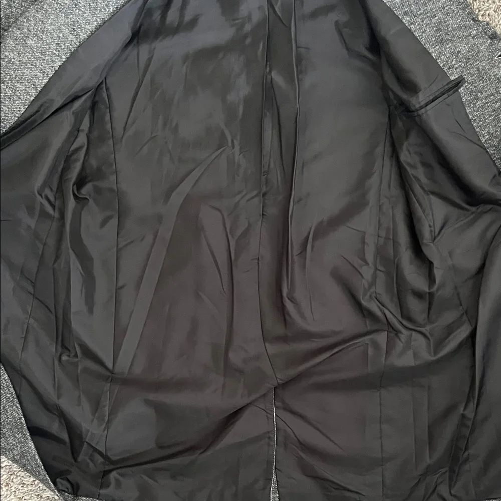 Like New! ONLY & SONS Smart Jersey Overcoat in Dark Gray Melange in Size S - Picture 14 of 15